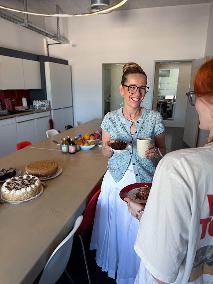 Gespräch in der madness Küche