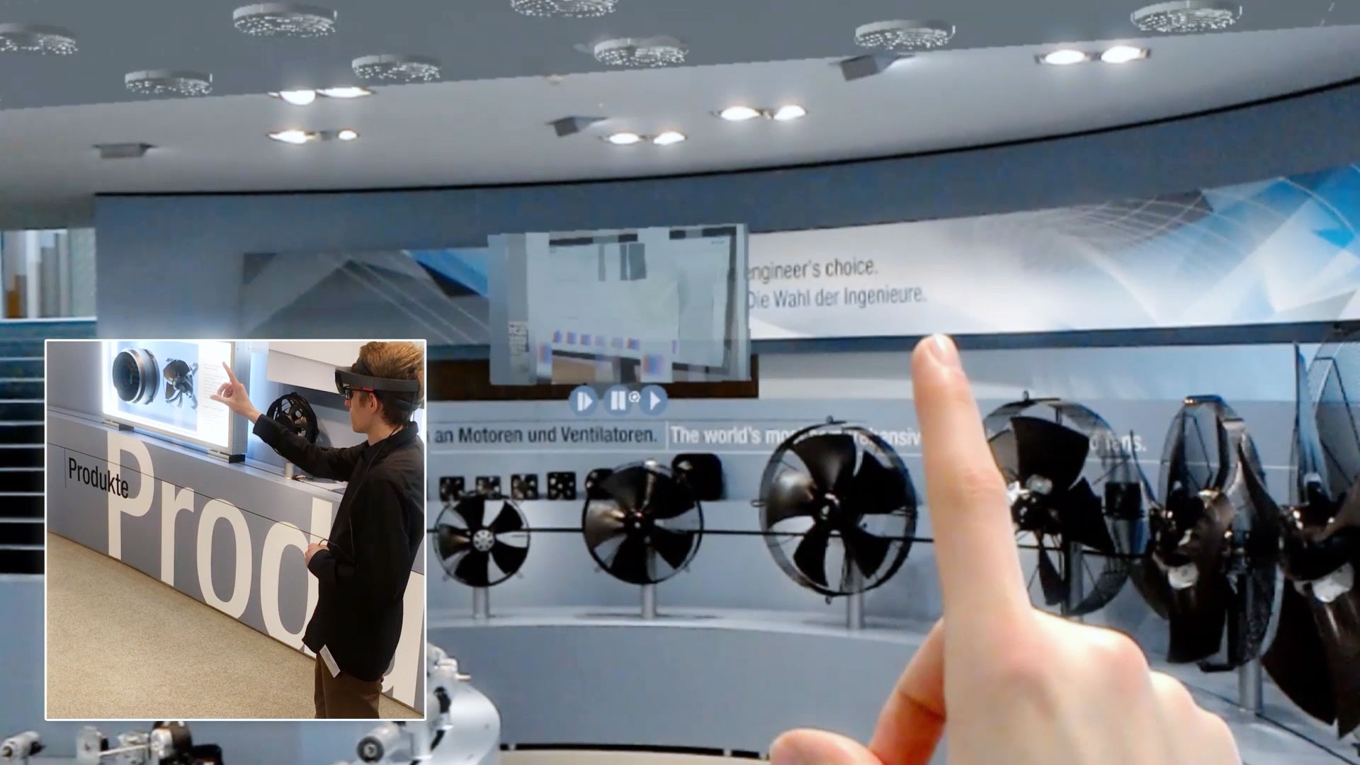Messeanwendung Hololens