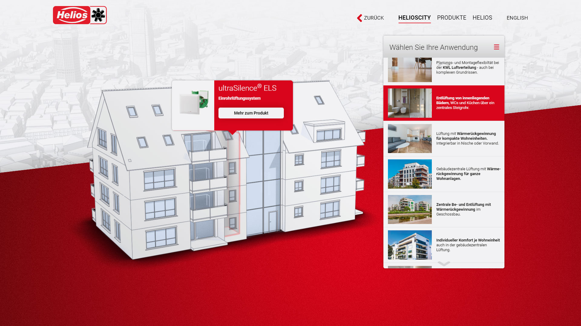 Browseranwendung Ventilatoren